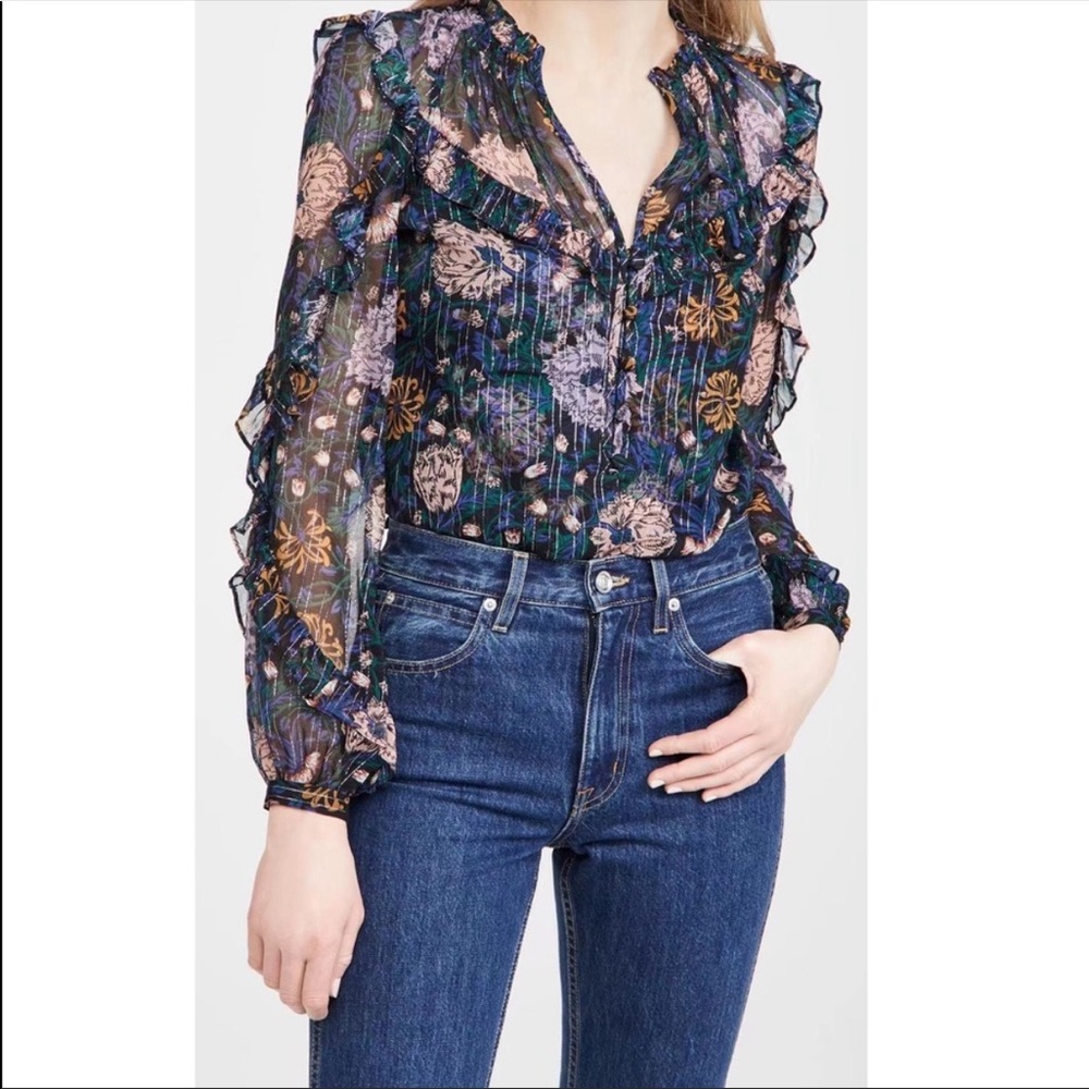 NWOT VERONICA beard Blouse